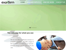 Tablet Screenshot of exafern.com